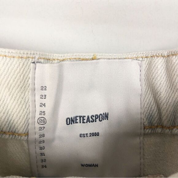 ONE TEASPOON | Vanguard in Brando Wash Fray Hem Denim Skirt Women’s Size 26 (2) - Picture 8 of 11